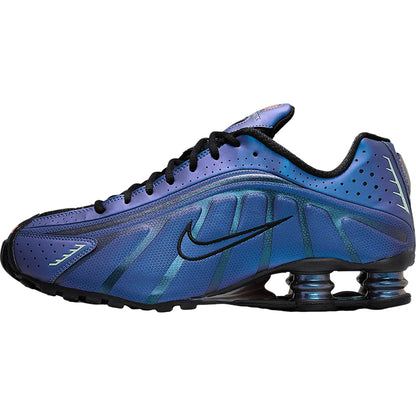 Nike genuine Shox R4 Men's Low-Top Shock-Absorbing Air Cushion Fashionable Running Shoes HQ3446-001