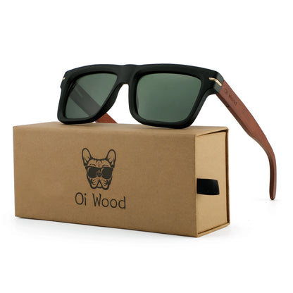 Oi Wood Sun Glasses Man Natural Wooden Sunglasses Women Eyeglasses Polarized Glasses UV Protection Eyewear