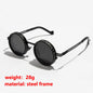 Polarized ND9 Adjustable Dimming Sun Glasses Men Women Round Sunglasses Retro Punk Men's Fishing Eyeglasses Outdoor Shades UV400