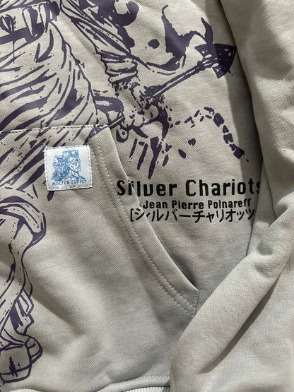 Jojo Bizarre Adventure Silver Chariot Zip Up Hoodies Women Y2k Oversized Hoodie Hip Hop Couples Harajuku Street Men Sweatshirt