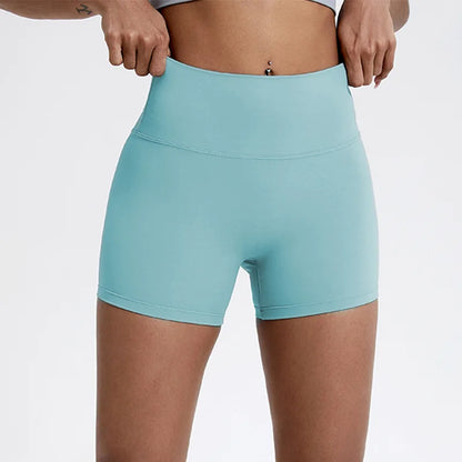 Hearuisavy Women's Sports Shorts Summer Running Fitness Shorts Gym High Waisted Yoga Pands Breathable Quick Dry Workout Leggings
