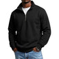 Outdoor Men Zipper Sweatshirts Spring Quarter Zip Pullover Half Zipper Hoodie for Men Gym Man Autumn Solid Men's Sweatshirt Coat