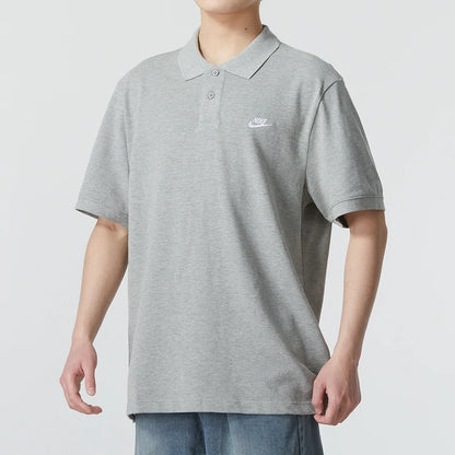 Nike Men's T-Shirt Casual Lapel Breathable Comfortable Cotton Polo Shirt Short Sleeve Fn3895-063