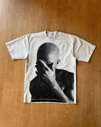 American Harajuku High Streetwear Basketball Tops Y2k Oversized Couples Goth Hip Hop Cotton Short Sleeve Men Women Looe T Shirt