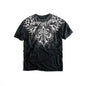 Summer New Men's Breathable Round Neck T-shirt Y2K Retro Clothing Punk Hip Hop Pattern Printed