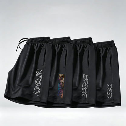 1/4 Piece Set of Men's Quick Dry Sport Shorts Breathable Gym Running Training Fitness Shorts  Casual Jogging Beach Bottoms