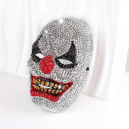New Rhinestone Masquerade Mask Halloween Party Fashion Shiny Bling Mask Women Men Unisex Cosplay Prop Stage Performance Adult