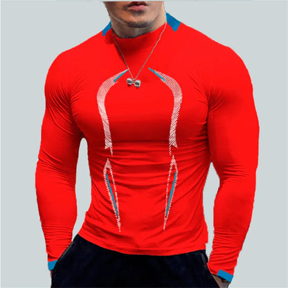 Summer Outdoor Long Sleeve T-Shirt Men 2024 New Quick Dry Breathable Air Conditioning Outdoor Sun Protection Running Outer Wear
