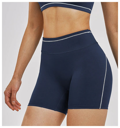 Women Running Sports Shorts Buttock Lift Gym Leggings Women Summer Shorts Cycling Slim Fit Workout Shorts High Waist Yoga Shorts