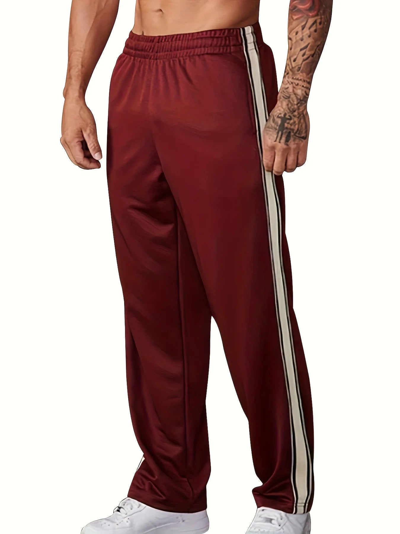 New Summer Men's Casual Sports Pants Gym Workout Joggers Running Trousers for Men Waist Lightweight Quick Dry