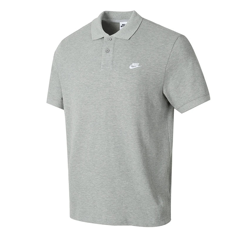 Nike Men's T-Shirt Casual Lapel Breathable Comfortable Cotton Polo Shirt Short Sleeve Fn3895-063