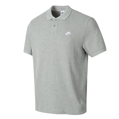 Nike Men's T-Shirt Casual Lapel Breathable Comfortable Cotton Polo Shirt Short Sleeve Fn3895-063