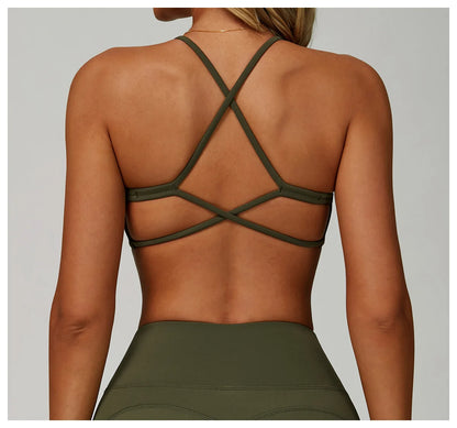 Sports Bras Woman Quick-Dry Women Underwear Sporty Woman Top Summer Slim Fit Casual Backless Running Sports Wear Female Clothing