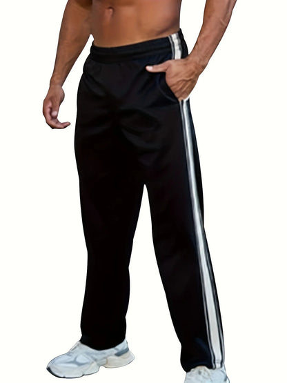New Summer Men's Casual Sports Pants Gym Workout Joggers Running Trousers for Men Waist Lightweight Quick Dry