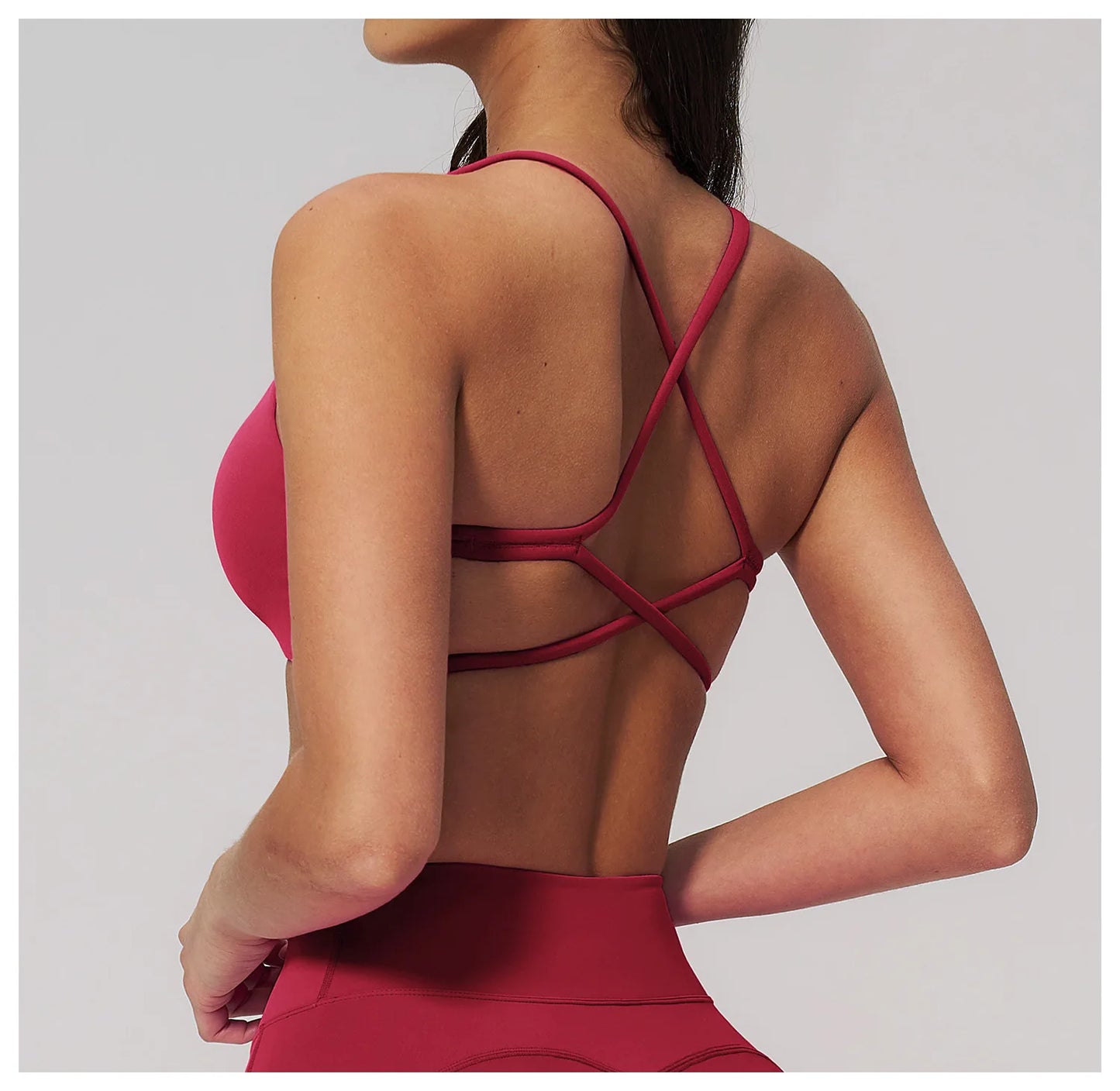 Sports Bras Woman Quick-Dry Women Underwear Sporty Woman Top Summer Slim Fit Casual Backless Running Sports Wear Female Clothing