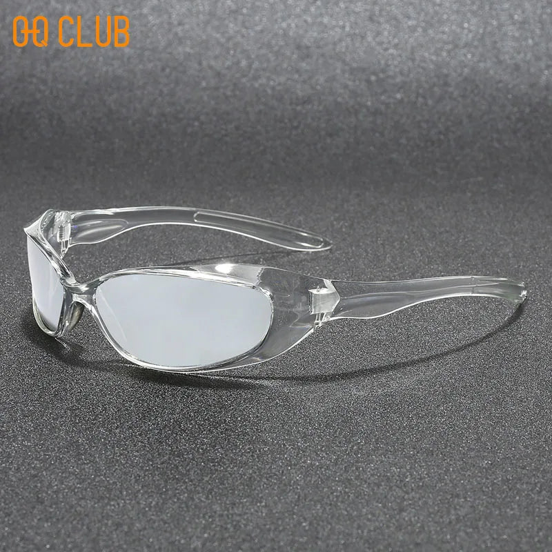 O-Q CLUB New Y2k Sunglasses For Men And Women Sports Cycling Glasses Women Trendy Street Sunglasses Men Fashion Shades Lunette