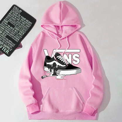 New Hip Hop Clothes Print Hoodie Men Long Sleeve Fleece Sweatshirt Vintage Rock Band Streetwear