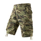 Men's Camo Cargo Shorts Outdoor Multi-Pocket Cotton Casual Shorts Summer Half Pants Breathable Shorts