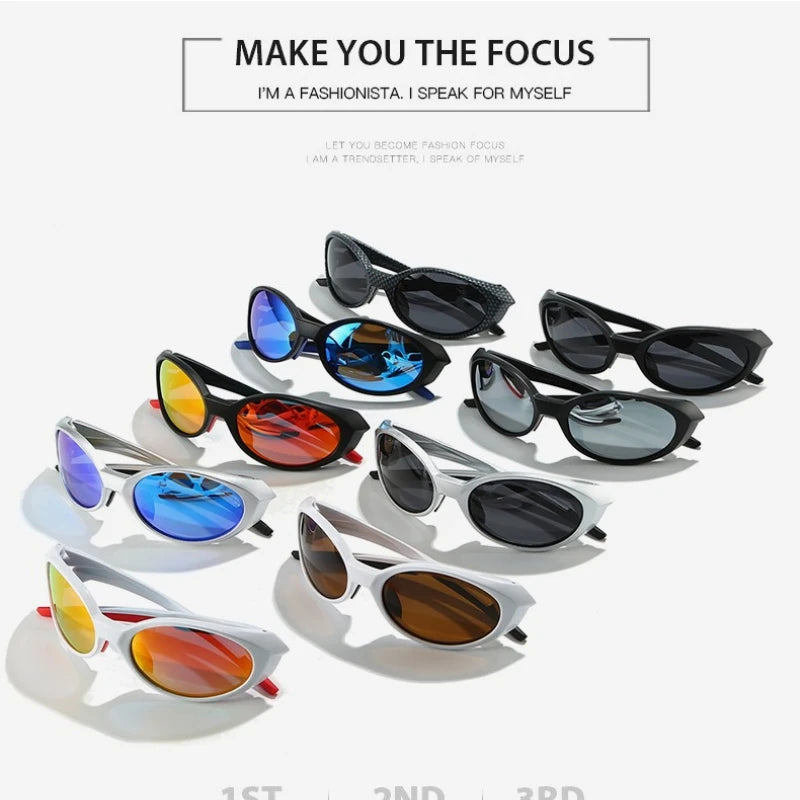 New Trendy Snow Sports Sunglasses, Outdoor Cycling Goggles, Windproof European and American Polarized Sunglasses