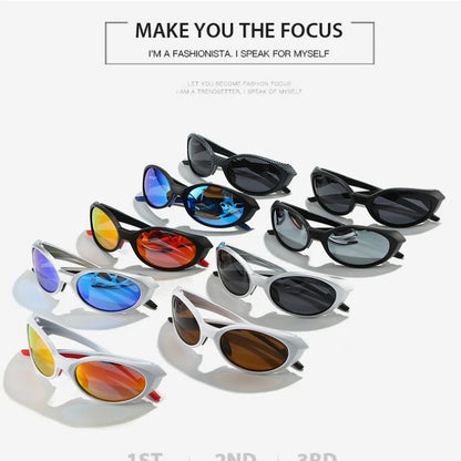 New Trendy Snow Sports Sunglasses, Outdoor Cycling Goggles, Windproof European and American Polarized Sunglasses