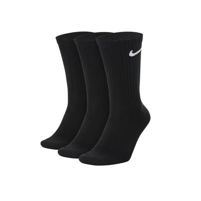 Nike Unisex 3-Pair Pack: Comfortable and Breathable Short, Mid-Calf, Training Socks, and High-Calf Athletic Socks SX7677-100
