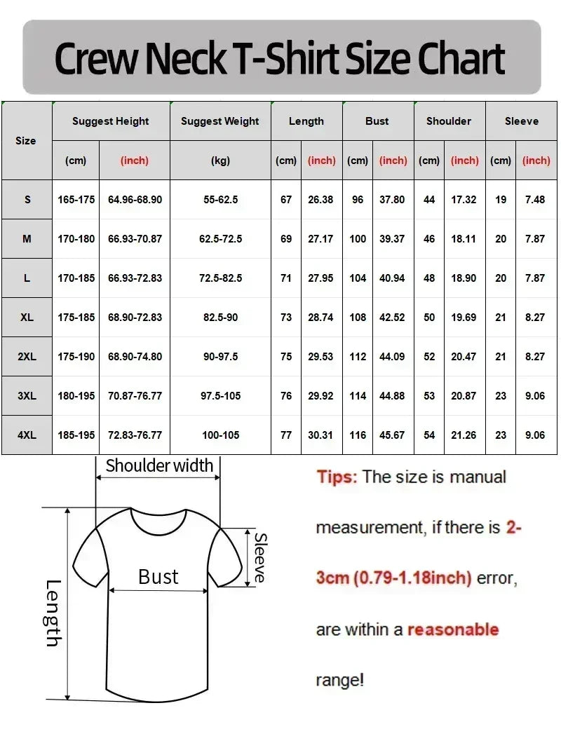 GYM Collaboration Fitness American Trendy Brand Wolf Head Print Pure Cotton Round-neck Couple T-shirts Summer Fashion Tees