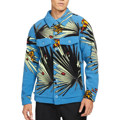Nike Genuine JACKET SHERPA AOP Men's Casual Sports Coat DA6708-469