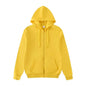 Women Oversized Zip Up Hoodie Solid Black Loose Full Zipper Hooded Sweatshirt Casual Pocket Streetwear Soft Thick Hooded Jacket