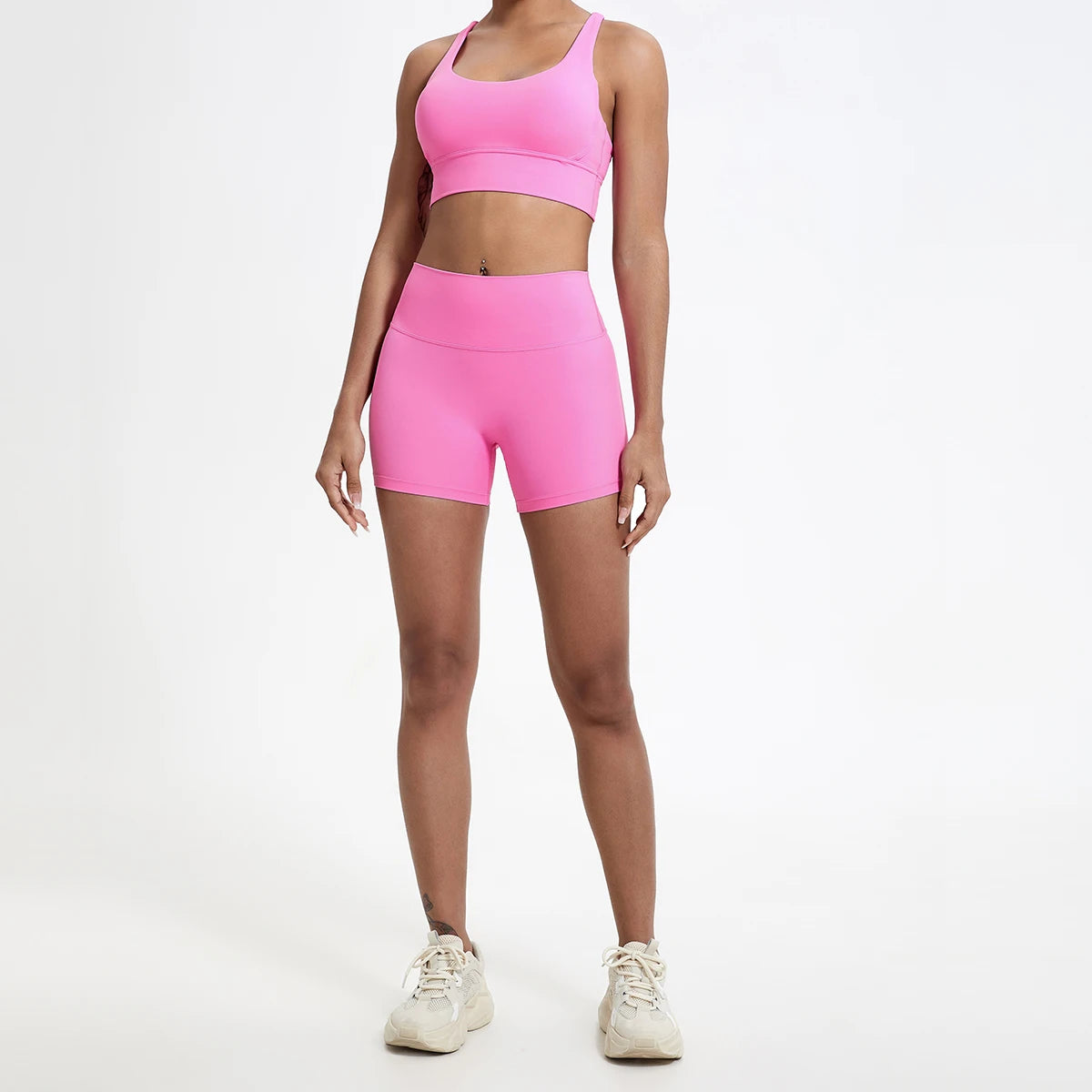 Hearuisavy Women's Sports Shorts Summer Running Fitness Shorts Gym High Waisted Yoga Pands Breathable Quick Dry Workout Leggings