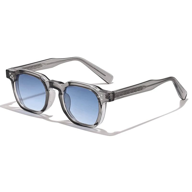 CATERSIDE Fashion Unisex Sunglasses Small Frame Square Personalized Design Sun Glasses