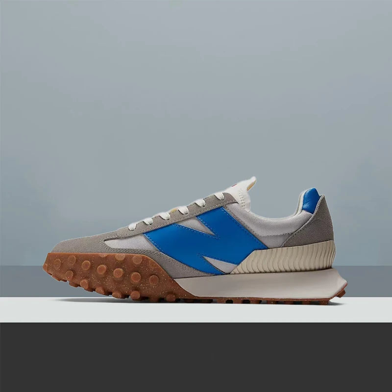 New Balance XC-72: Stylish, Patchwork-Design, Comfortable Low-Top Running Shoes for Men and Women, Gray-Blue UXC72VD
