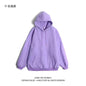 Oversize Hoodie Sweatshirt Pure Color Fleece Lined Couple Style High Quality Green Heavyweight Hooded Jacket for Men And Women